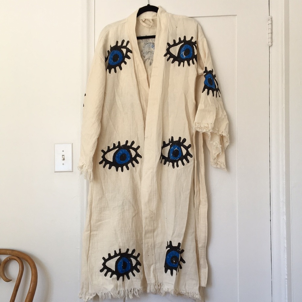 Painted Turkish Cotton Evil Eye Robe